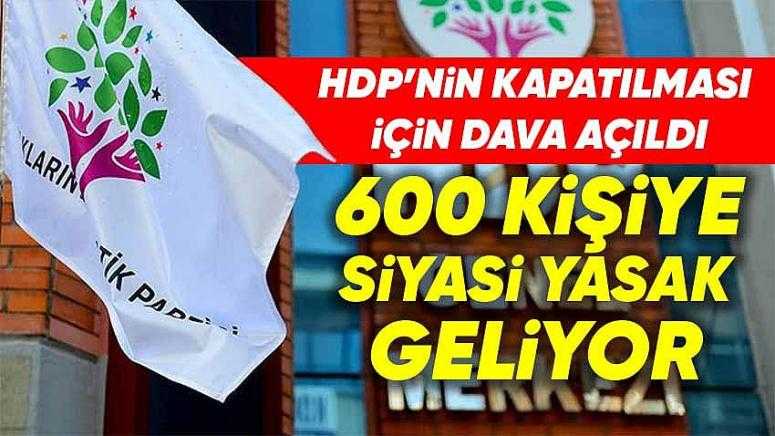 HDP iddianamesinde detaylar belli oldu