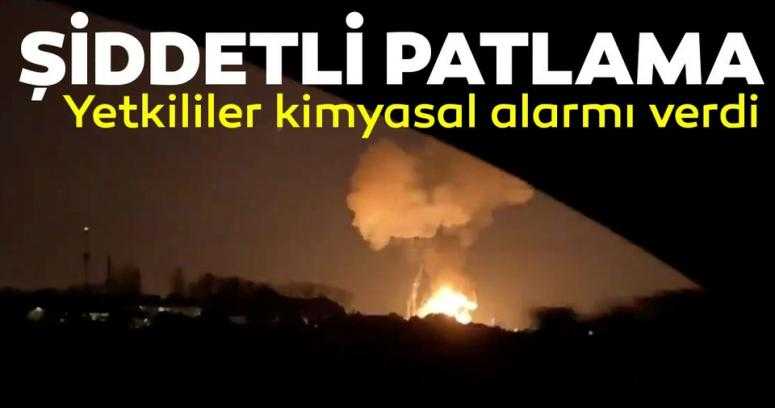 İspanya'daki büyük patlama sonrası kimyasal alarmı verildi