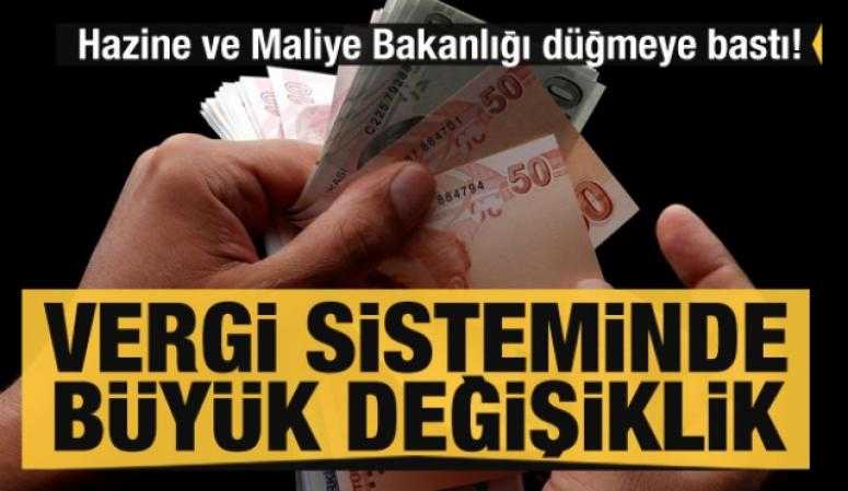 Vergi sisteminde tarihi değişiklik