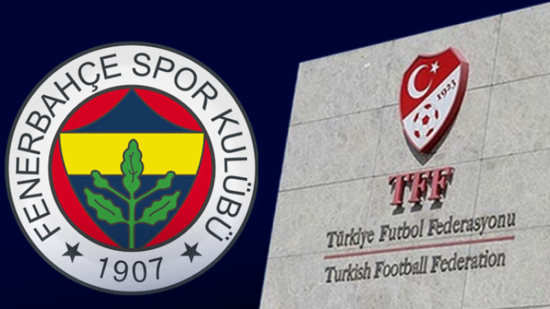  TFF'den Fenerbahçe'ye şok haber! Resmi açıklama...