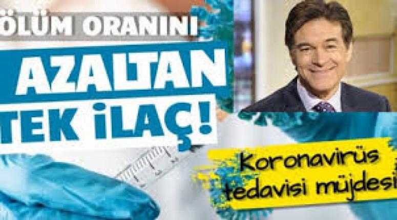 Dr. Öz'den korona virüse karşı ilaç müjdesi