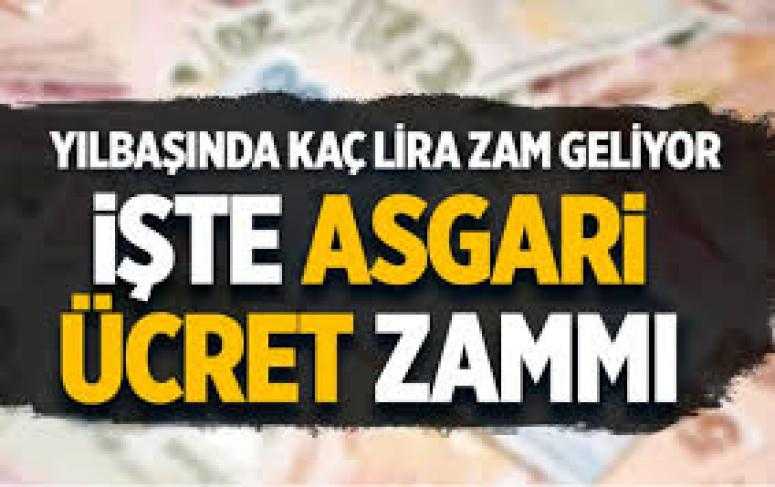 2021 yılında asgari ücret rakamları belli oldu!