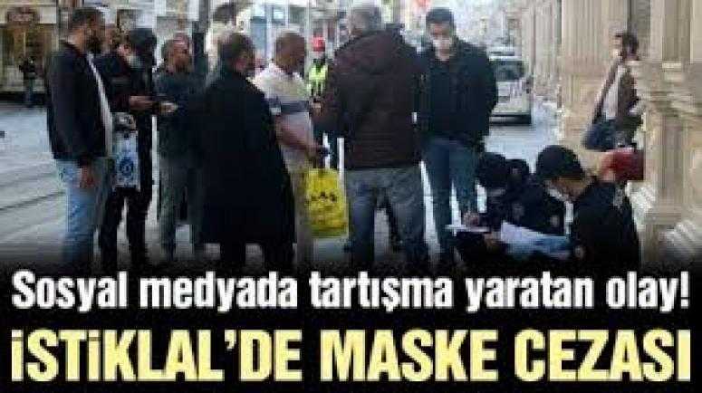 Maskesiz dolaşanlara 1000 lira ceza kesildi!