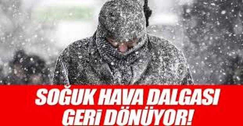 Yeni bir soğuk hava dalgası geliyor