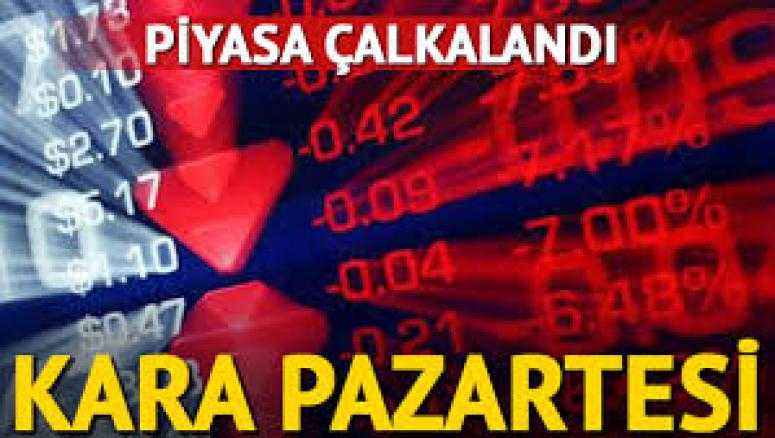 Çin’de kara pazartesi: Borsa çakıldı