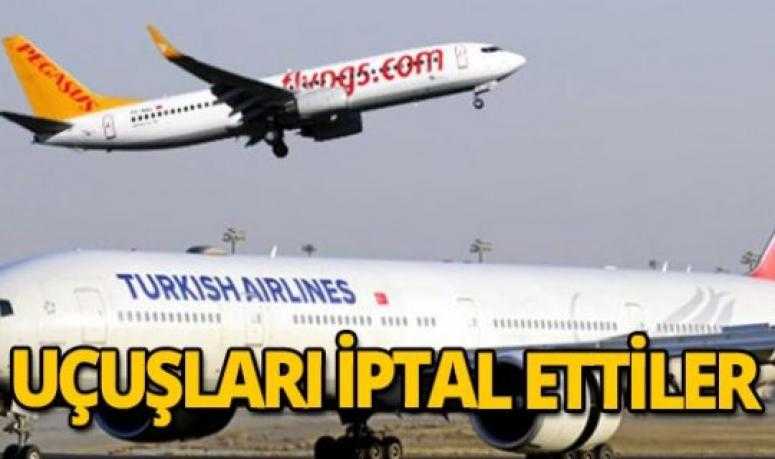 THY ve Pegasus 9 ülkeye uçuşları durdurdu!